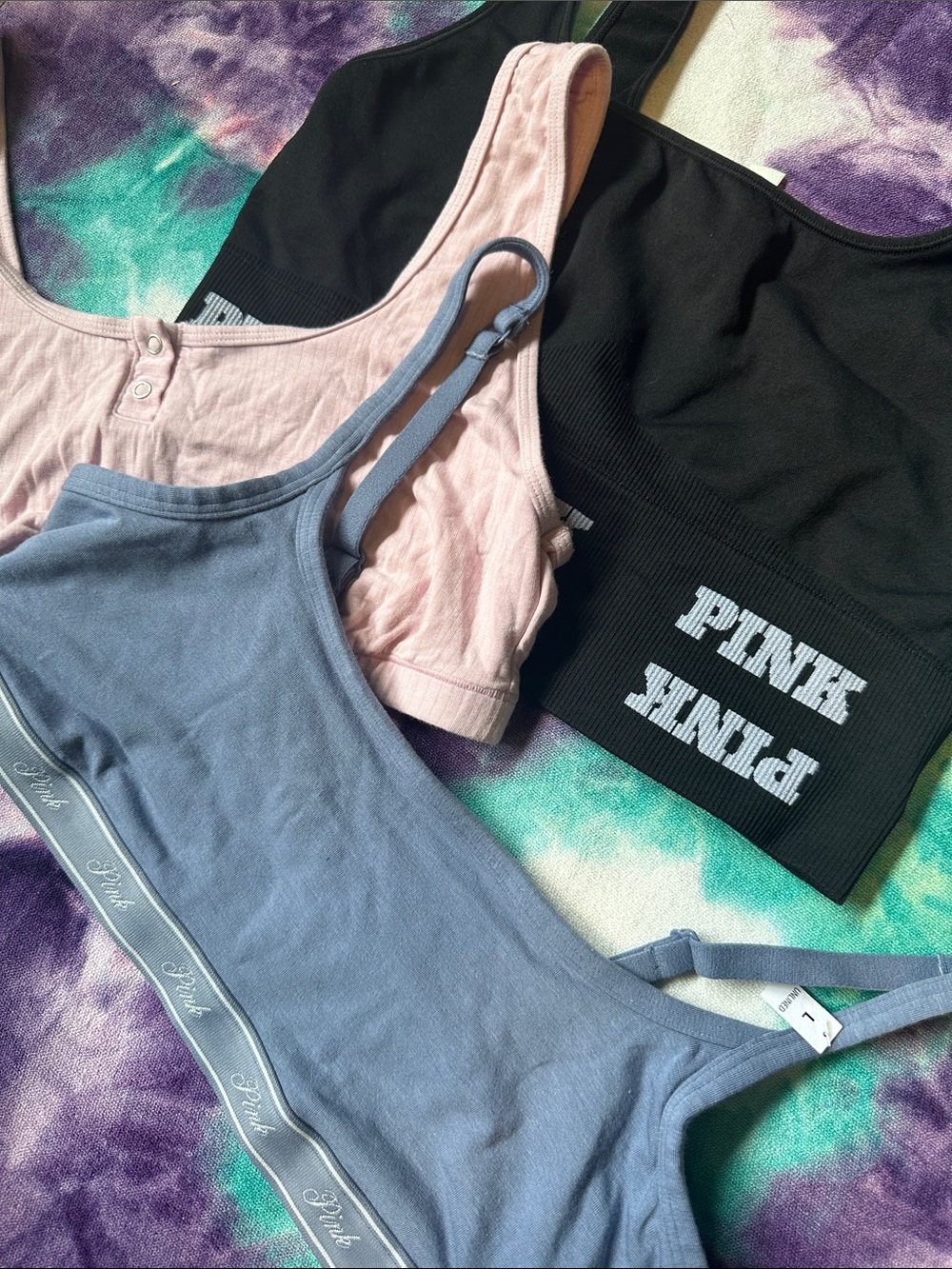 PINK Victoria's Secret and Auden 3 bralette bundle